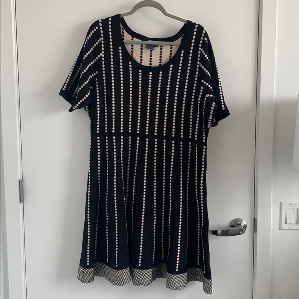 Polka Dot Sweater Dress